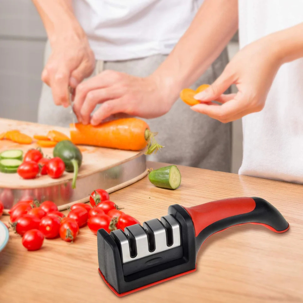 Knife Sharpener,3-Stage，blade sharpener Professional Kitchen Knife Sharpeners