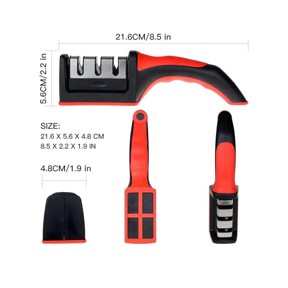 Knife Sharpener,3-Stage，blade sharpener Professional Kitchen Knife Sharpeners