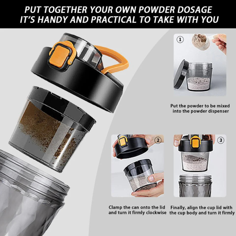 PROCHAIN Electric Protein Shaker Bottle