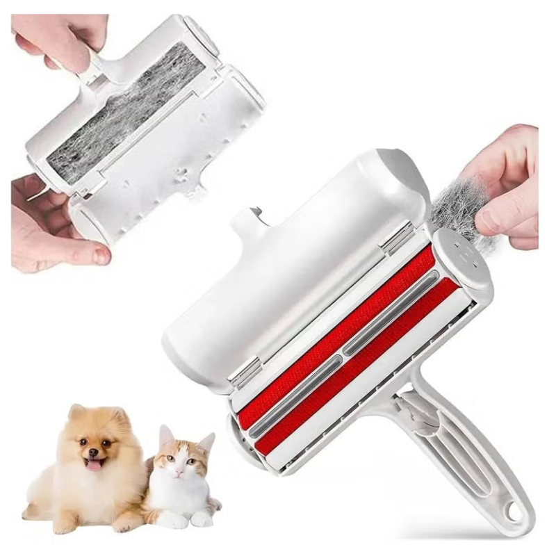 Pet Hair Remover & Reusable Lint Roller For Furniture, Couch, Carpet, Clothing & Bedding