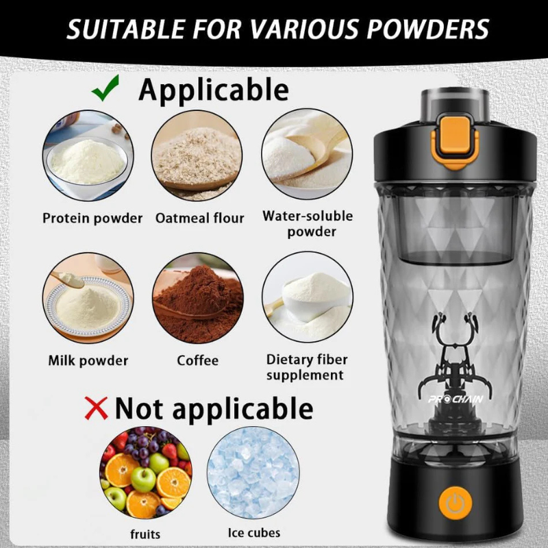 PROCHAIN Electric Protein Shaker Bottle