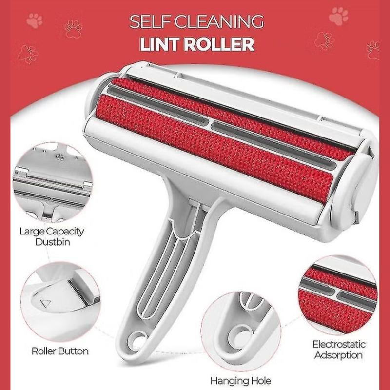 Pet Hair Remover & Reusable Lint Roller For Furniture, Couch, Carpet, Clothing & Bedding