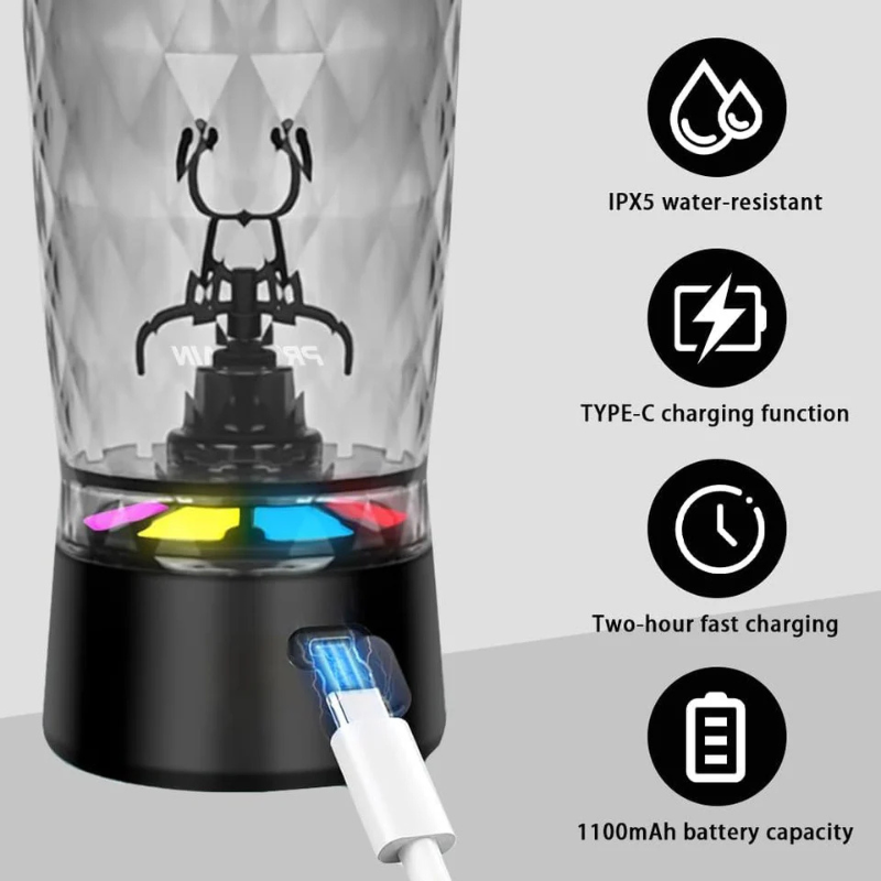 PROCHAIN Electric Protein Shaker Bottle
