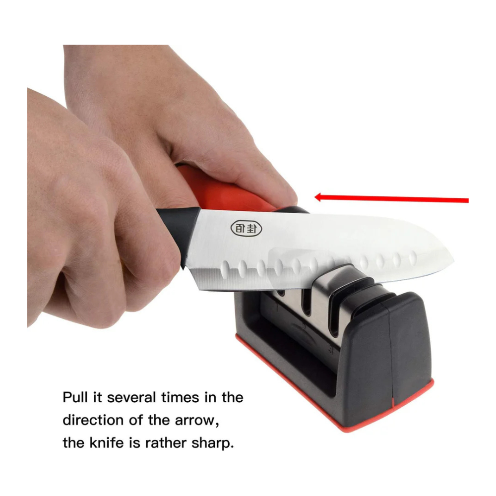 Knife Sharpener,3-Stage，blade sharpener Professional Kitchen Knife Sharpeners