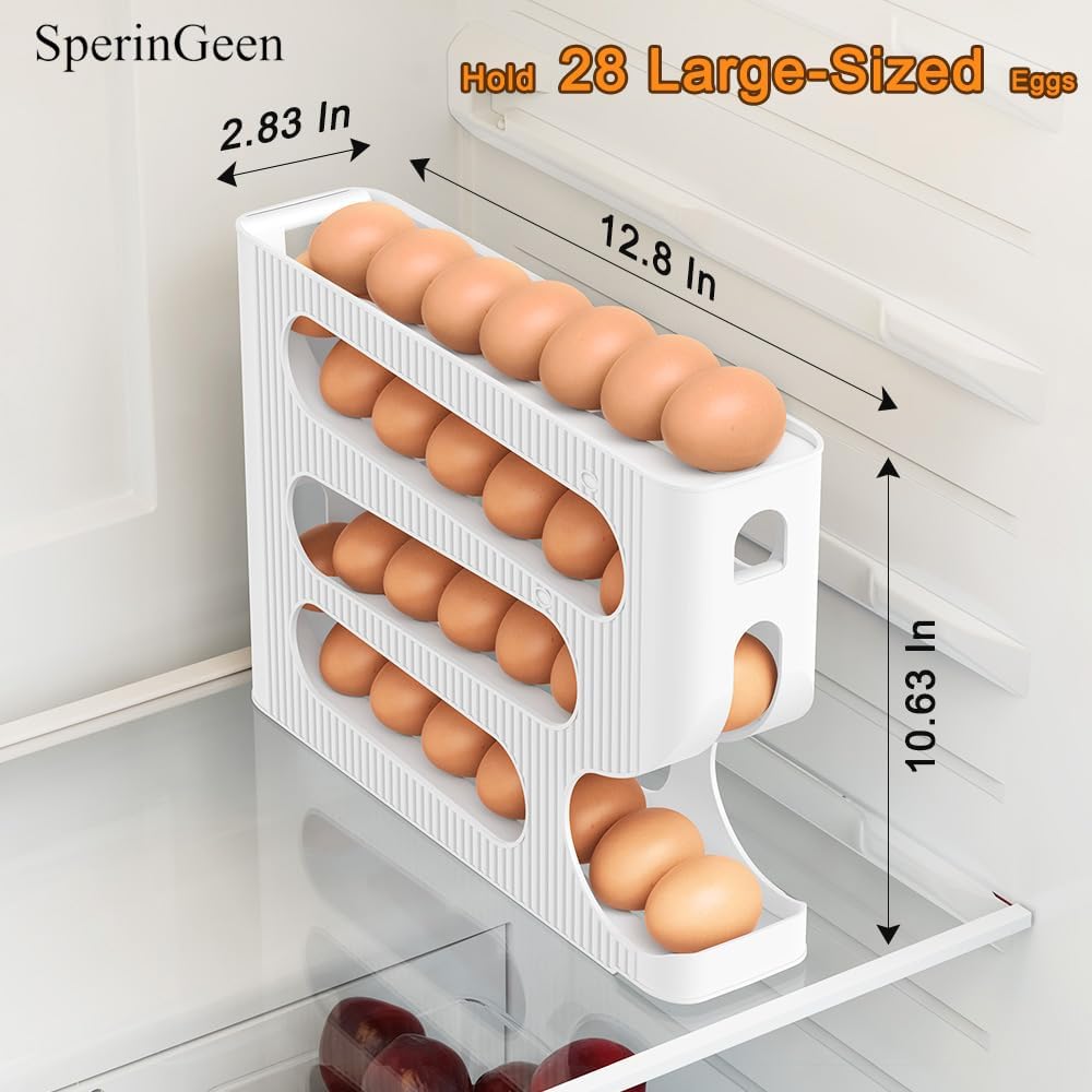 Automatic Rolling Down Egg Holder
