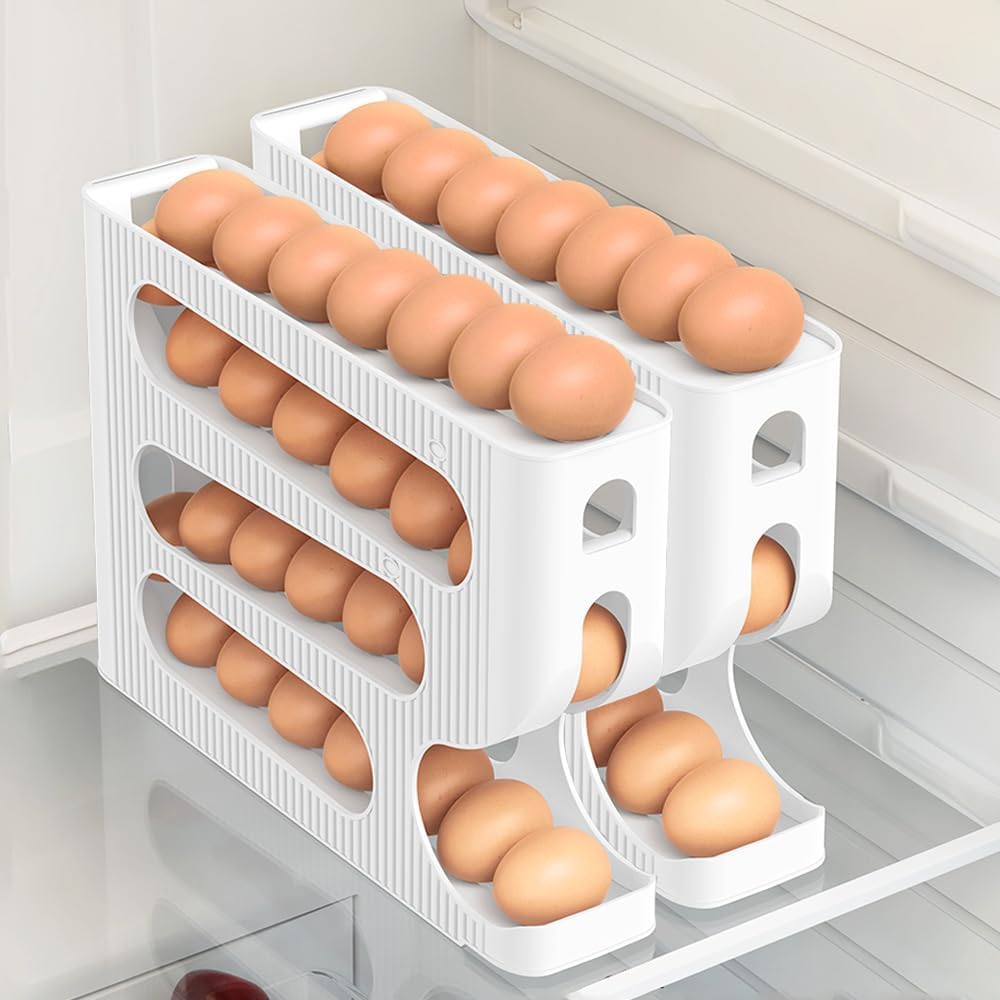 Automatic Rolling Down Egg Holder