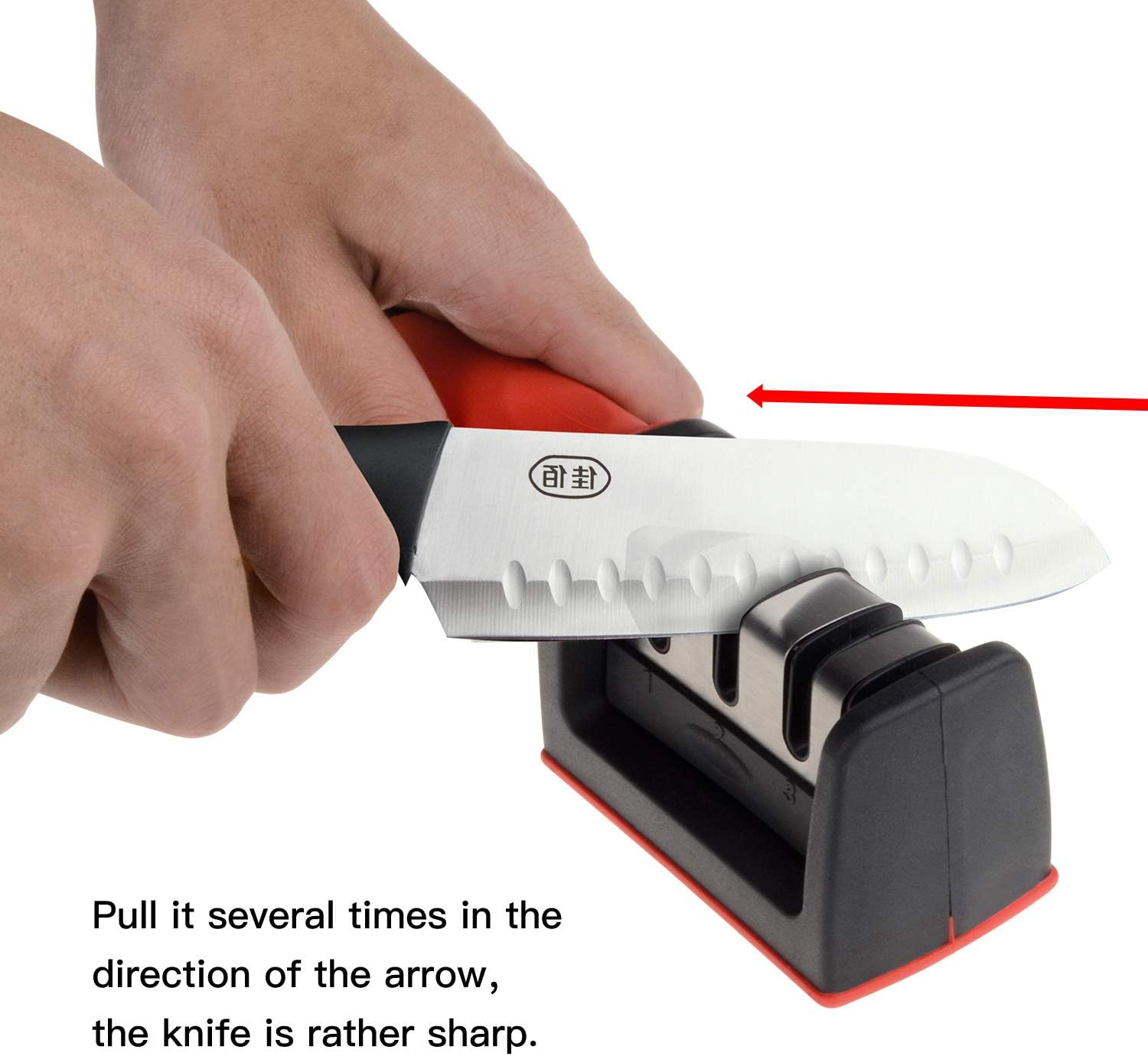 Knife Sharpener,3-Stage，blade sharpener Professional Kitchen Knife Sharpeners