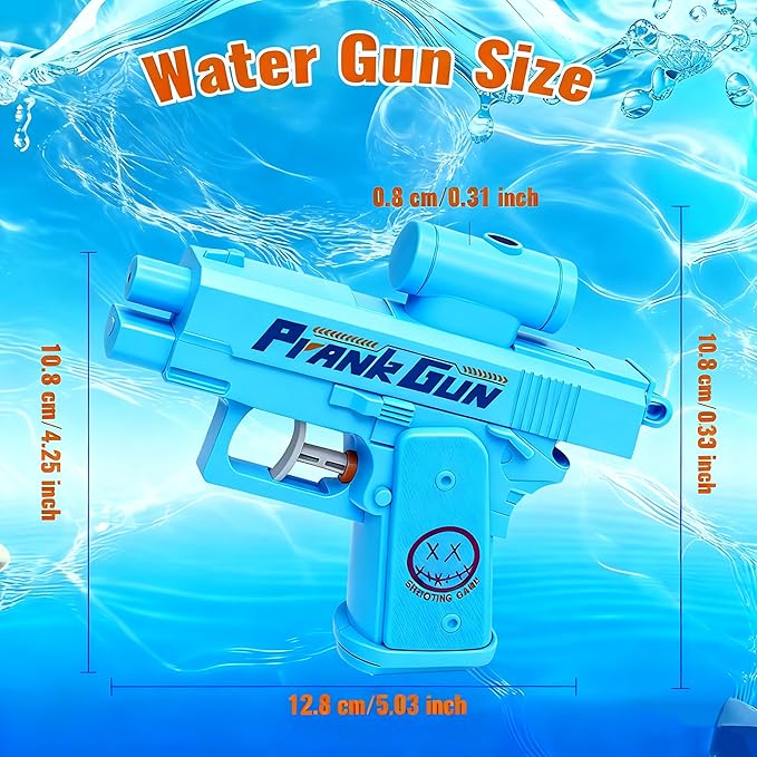 Blue Prank Gun Prank Gun Water Gun - Dual Use Water Gun
