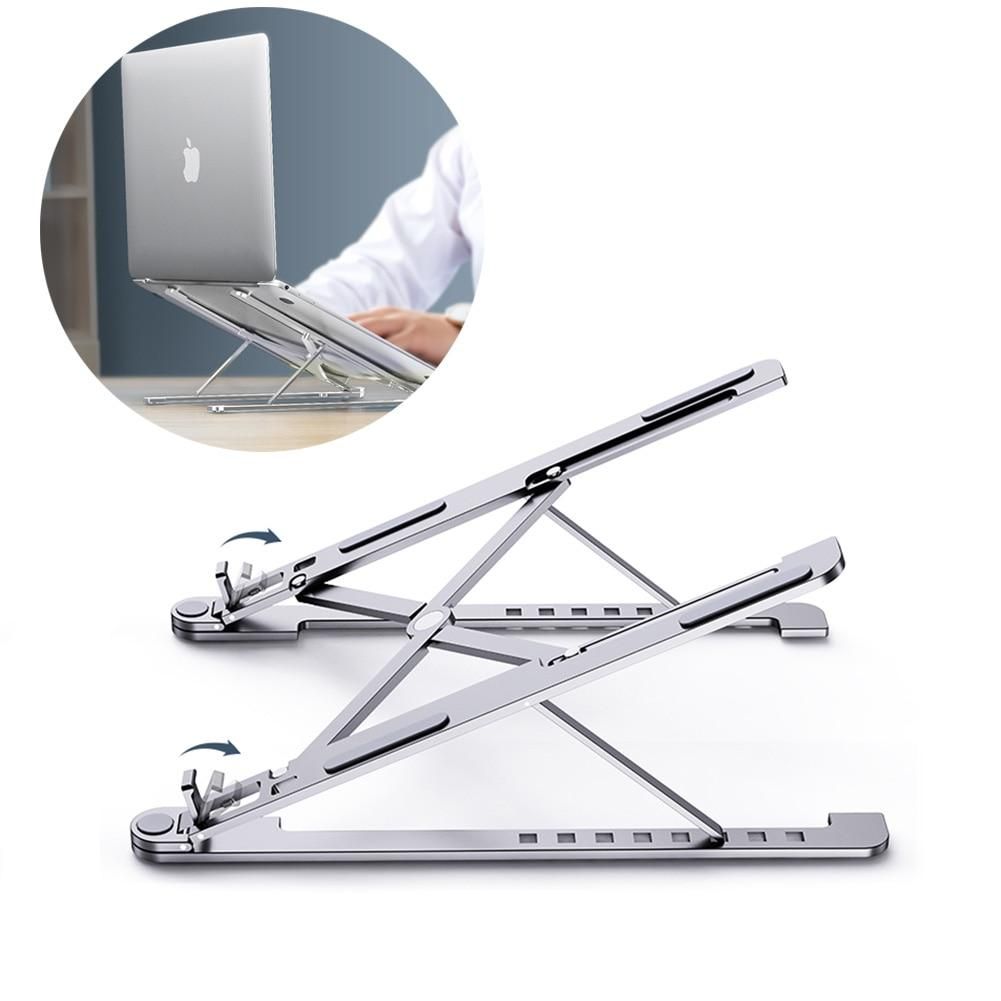 Metal Laptop Stand | Portable Aluminum Folding Adjustable Laptop Stand